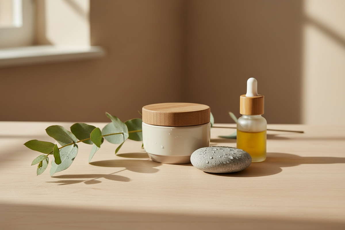 we design products to make everyday self-care simple, effective, and enjoyable—helping you feel good in your skin and your life. as we grow, our vision extends beyond skincare into wellness, comfort, and everyday essentials, all made with the same commitment to care, functionality, and helping you feel good in your own skin. keep my theme wholesome calming vibes
